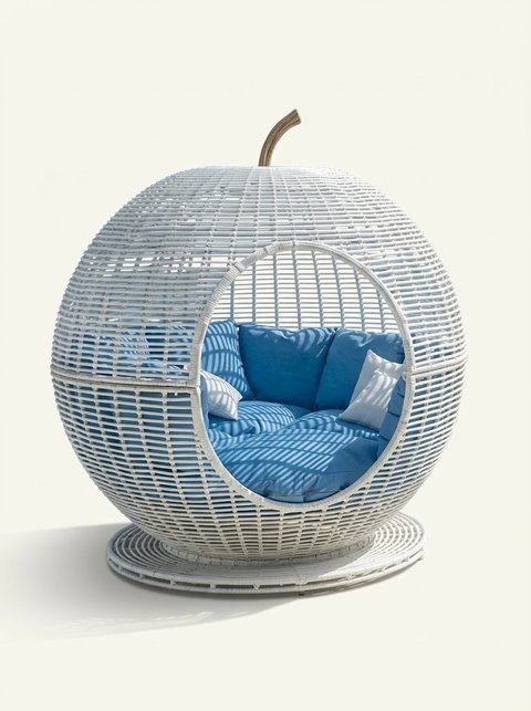 Globe Pod Daybed (White)