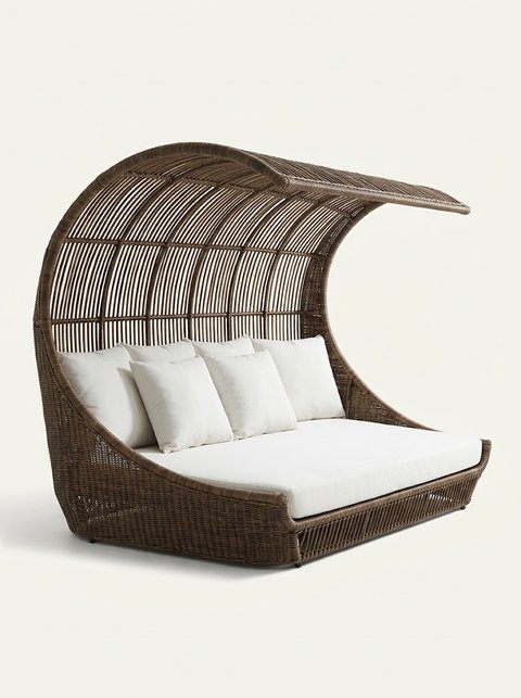 Arch Canopy Daybed (Brown)