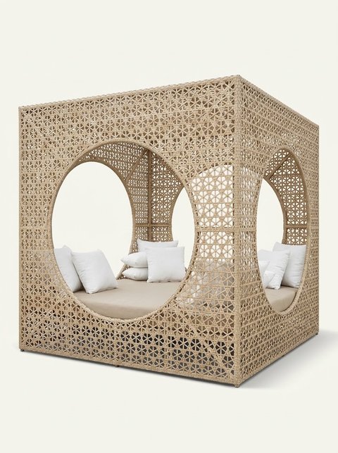 Square Lattice Cube Daybed