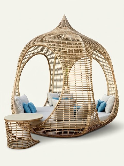 Arch Pavilion Daybed (Natural)