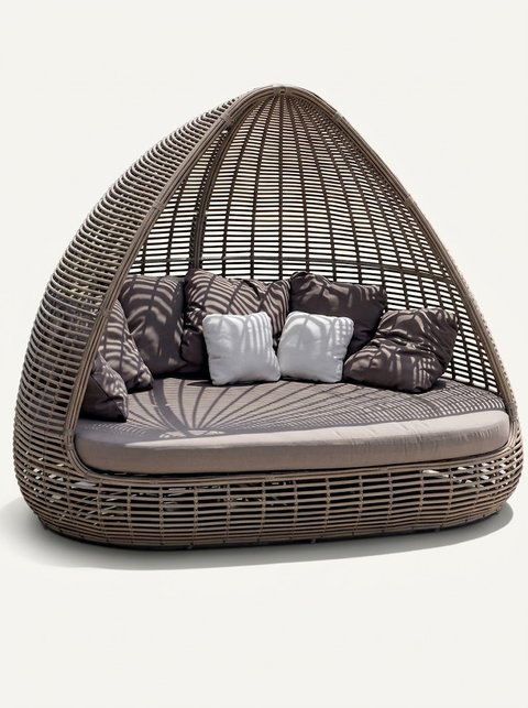 Egg Canopy Daybed (Taupe)