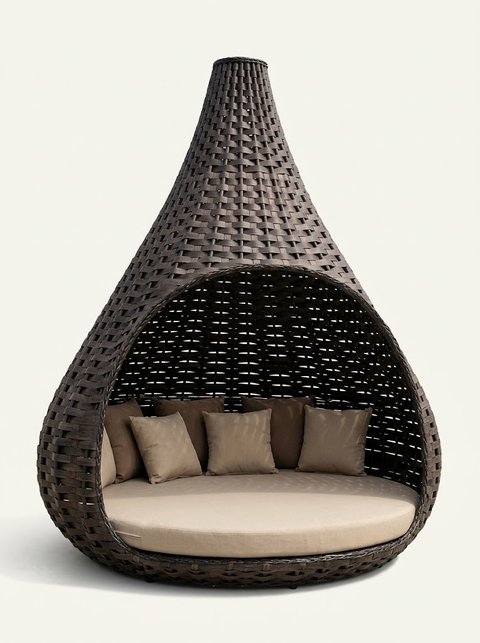 Teardrop Pod Daybed (Espresso)