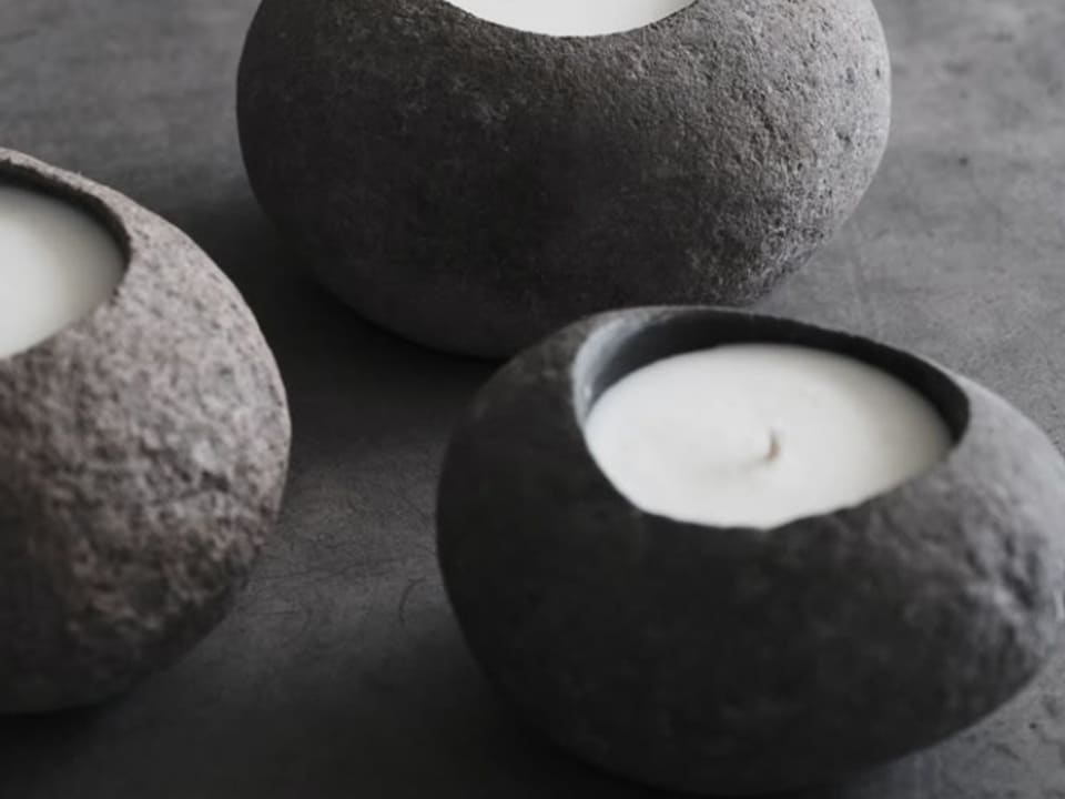 Stone Tea-light Holder