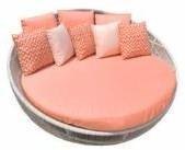 Grey Pebble Round Daybed