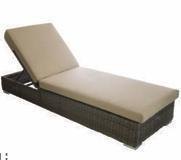 Synthetic Rattan Sun Lounger
