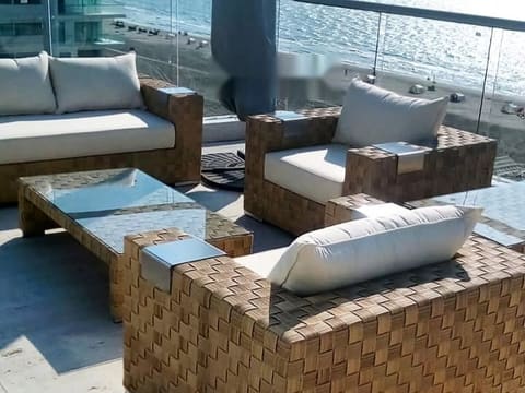 Block-Weave Lounge Set