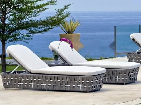 Strap-Weave Sun Lounger