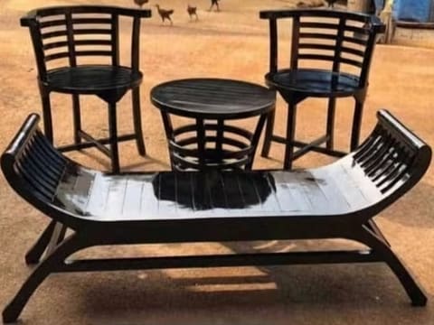 Black Gondola Terrace Set